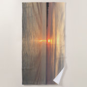 早期サンセットビーチタオル ビーチタオル (正面)