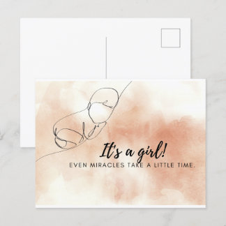 早期ベビーカード ポストカード