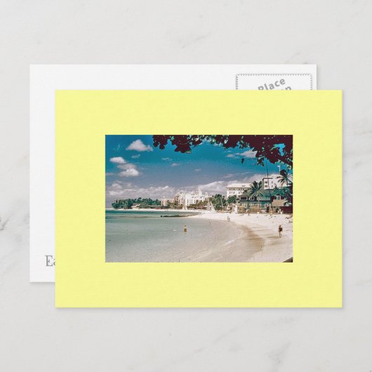 早期ワイキキ ポストカード (正面/裏面)