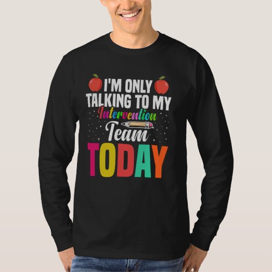早期介入先生読介入者 Tシャツ (正面)