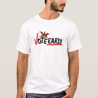 早期投票するな 王様なんて Men's 薄色Tシャツ Tシャツ