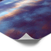 早期春サンセット、シマロン川I (C) ポスター (角)