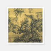 早期春&郭西中国の – 芸術/帝国中国 スタンダードカクテルナプキン (正面)