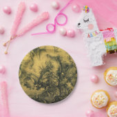 早期春&郭西中国の – 芸術/帝国中国 ペーパープレート (パーティー)