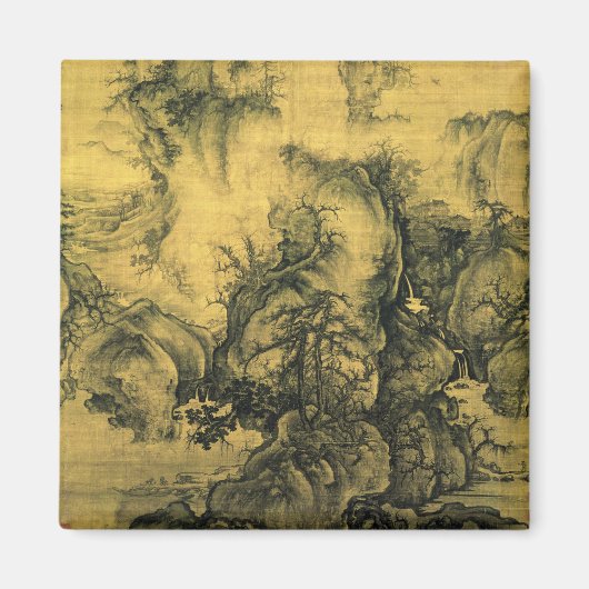 早期春&郭西中国の – 芸術/帝国中国 マグネット (正面)