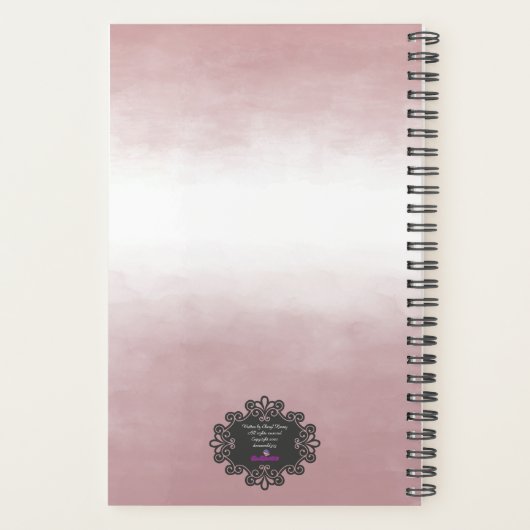 早期私は水の色のビジネスプランナーを上昇する プランナー手帳 (裏面)