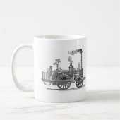 早期蒸気機関車 コーヒーマグカップ (左)