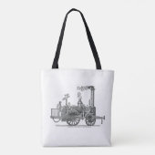 早期蒸気機関車 トートバッグ (裏面)