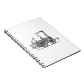 早期蒸気機関車 ノートブック (右側)