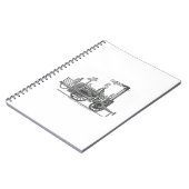 早期蒸気機関車 ノートブック (左側)