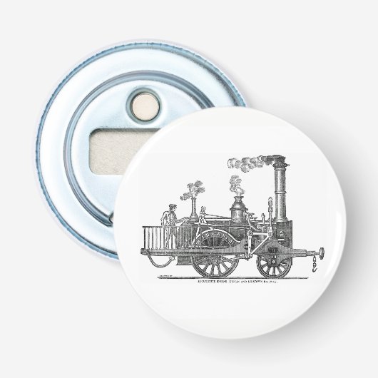 早期蒸気機関車 栓抜き (正面)