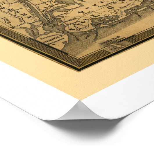 早期鉄道地図1831 ポスター (角)