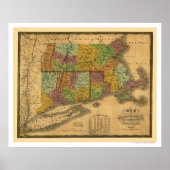 早期鉄道地図1831 ポスター (正面)