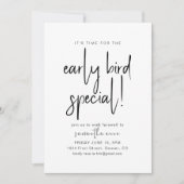 早期鳥特別退職パーティの招待状 招待状 (正面)