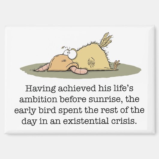 早期鳥磁石 マグネット (正面)