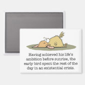 早期鳥磁石 マグネット (正面/裏面)