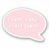 早来く見離れた シール (正面)