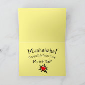 早来く!ベビーシユーモアのあるャワーカード カード (内部)