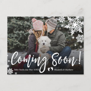 『早来めの写真妊娠告知はがき』 案内ポストカード