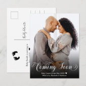 『早来めの写真妊娠告知はがき』 案内ポストカード (正面/裏面)