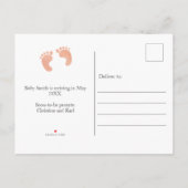 『早来めの写真妊娠告知はがき』 案内ポストカード (裏面)