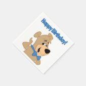 早熟なブーブー・ベア スタンダードカクテルナプキン (角)