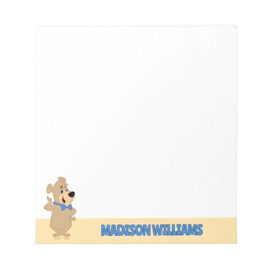 早熟なブーブー・ベア ノートパッド (正面)