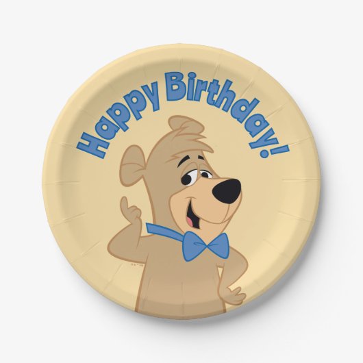 早熟なブーブー・ベア ペーパープレート (正面)