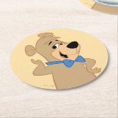 早熟なブーブー・ベア ラウンドペーパーコースター (アングル)