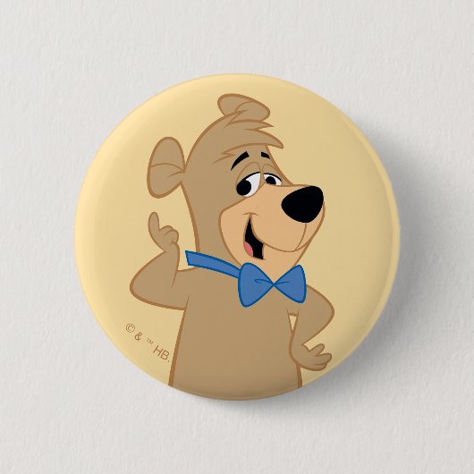 早熟なブーブー・ベア 缶バッジ (正面)