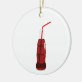 早田ポップ・アートの セラミックオーナメント (左)