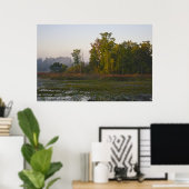 早秋サンライトプリント ポスター (ホームオフィス)