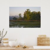 早秋サンライトプリント ポスター (キッチン)