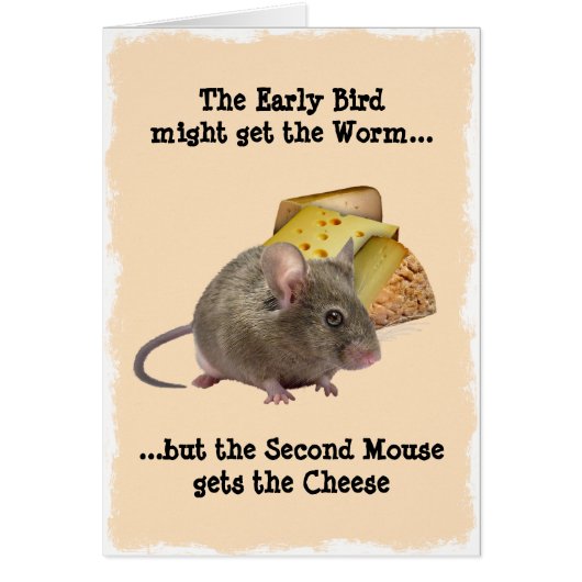 早起きは三文の得… (正面)