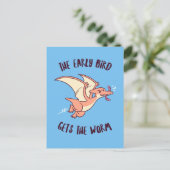 早起きは三文の得 ポストカード (スタンド正面)