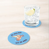 早起きは三文の得 ラウンドペーパーコースター (インサイチュ)