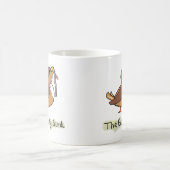 早起き鳥は虫を捕まえる コーヒーマグカップ (中央)