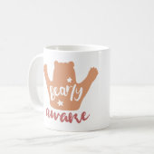 早起き、寝て、クマの恋人 コーヒーマグカップ (正面左)