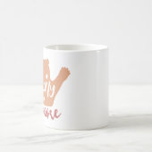 早起き、寝て、クマの恋人 コーヒーマグカップ (中央)