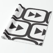 早送りアイコン ラッピングペーパー (アンロールド)