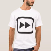 早送りアイコン Tシャツ (正面)