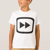 早送りアイコン Tシャツ (正面)