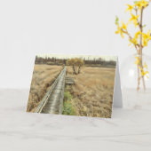 早送り – 空白の Greeting Card カード (黄色い花)