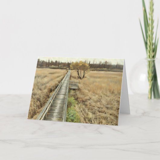 早送り – 空白の Greeting Card カード (正面)