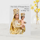 早速スクコールカードの我々の女性 カード (黄色い花)