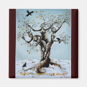 早雪 マグネット (正面)