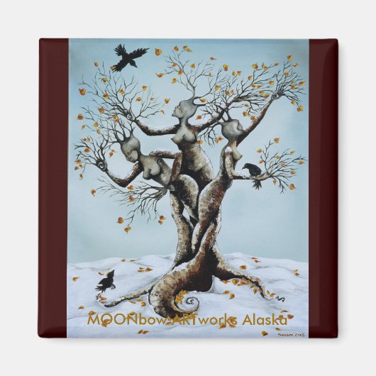 早雪 マグネット (正面)