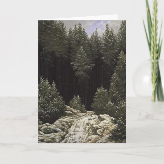 早雪、c.1828 カード (正面)