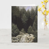 早雪、c.1828 カード (黄色い花)