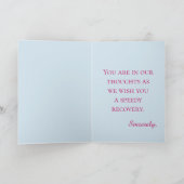 早魅力的くツツツジが元気になる カード (内部)